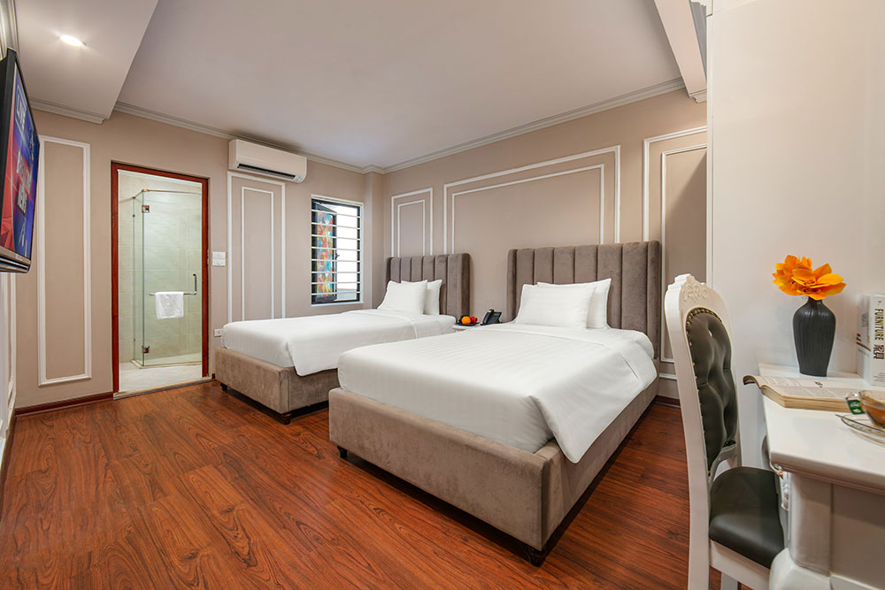 Lãng mạn và ấm áp với phòng nghỉ DELUXE DOUBLE tại MIA Boutique Hotel 